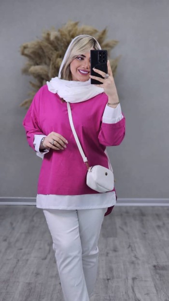 شومیز لینن کد 07023