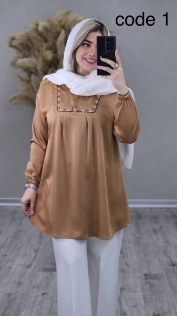 تونیک آلما گلدوزی کد 07089